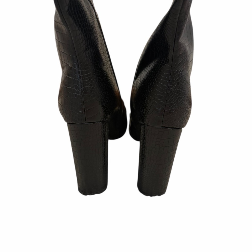 Billini Milla Croc Embossed Knee-High Boots Like New Size 10 - Picture 7 of 10